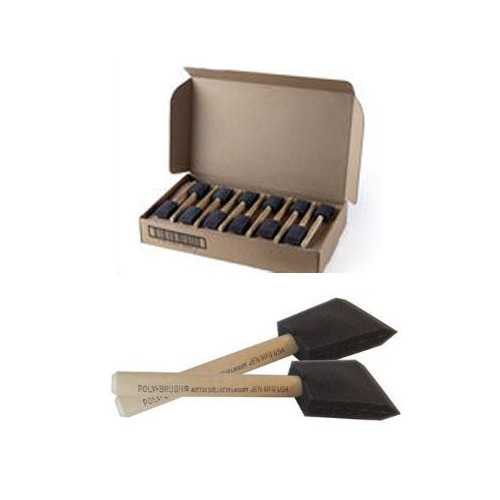 4" Poly Foam Brush Jen Manufacturing 24 Brushes 1 Case
