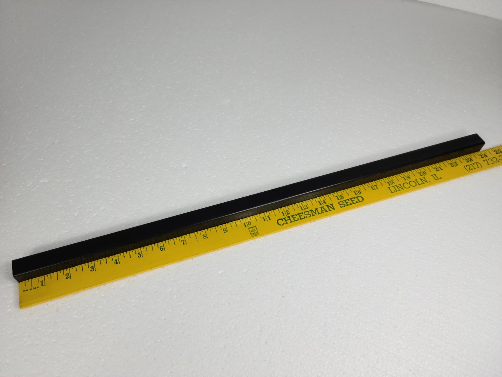 Black Ceramic Towel Bar Rod Rack Post Holder Brackets Tile In Mid Century Modern