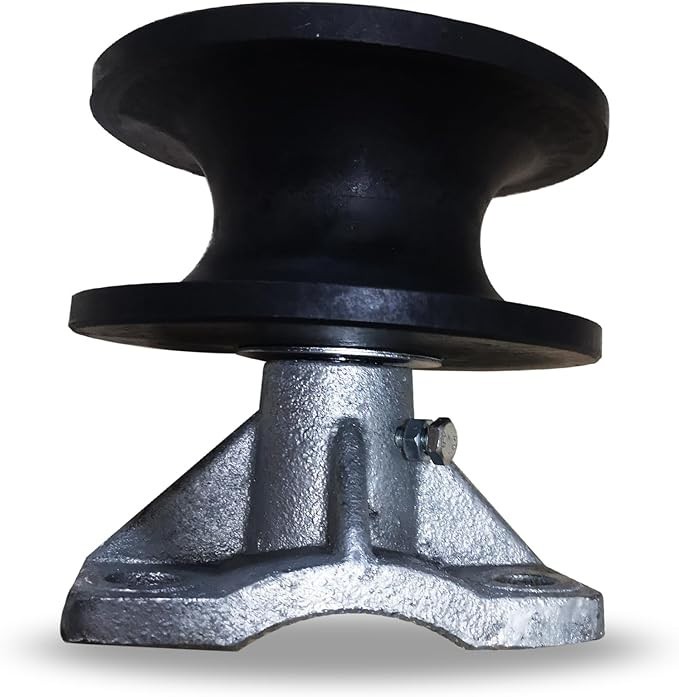 4" Round Post x 2" Square Gate Premium Nylon Cantilever Roller Gate Roller