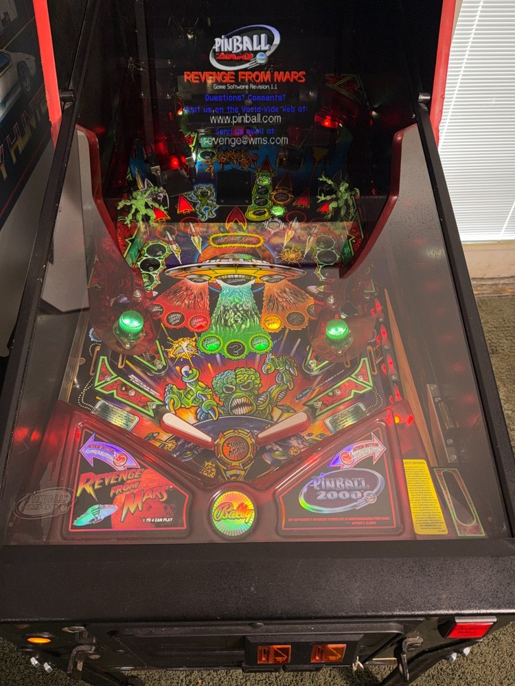 Revenge From Mars Pinball Machine