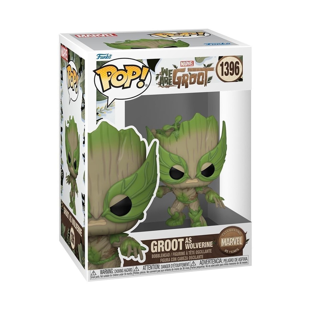 Funko Pop! Marvel: 85th Anniversary - We are Groot, Groot as Wolverine