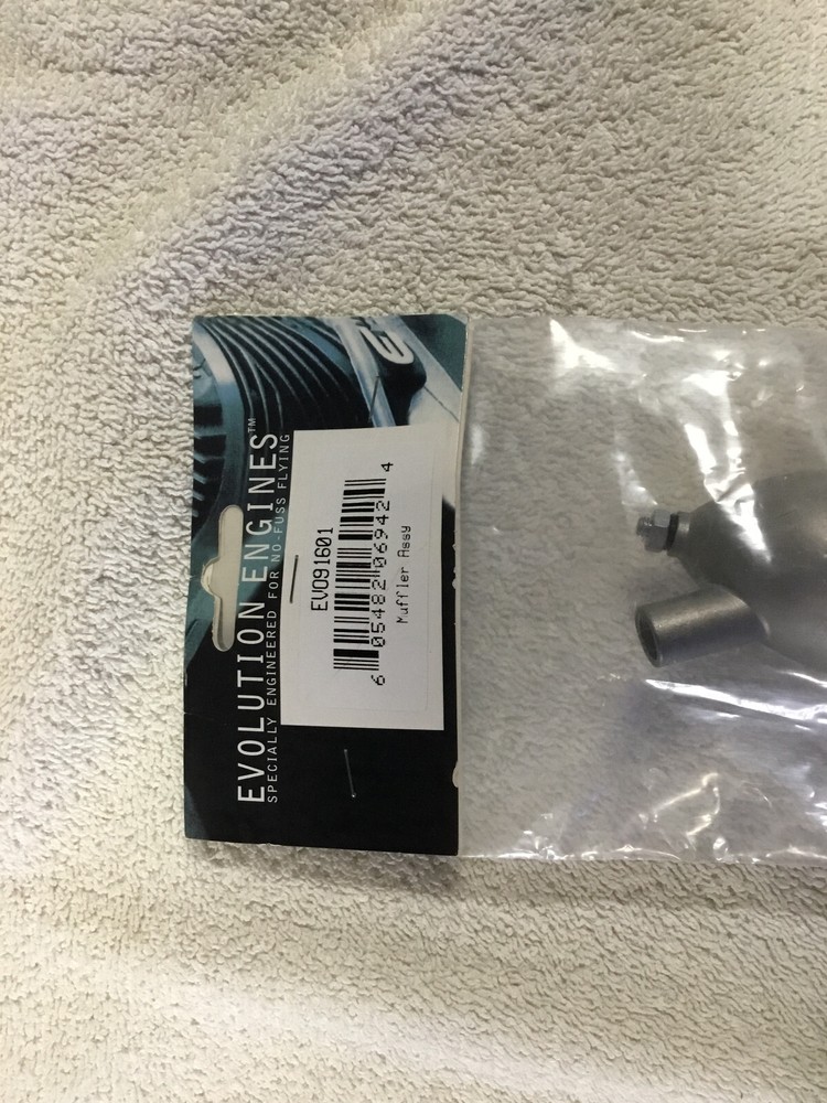 Evolution Engines Muffler for 91NX Glow Engine, EVO91601
