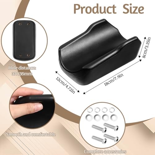 2 PCS Walker Armrest Pads, Upright Walker Forearm Pads, Black Universal