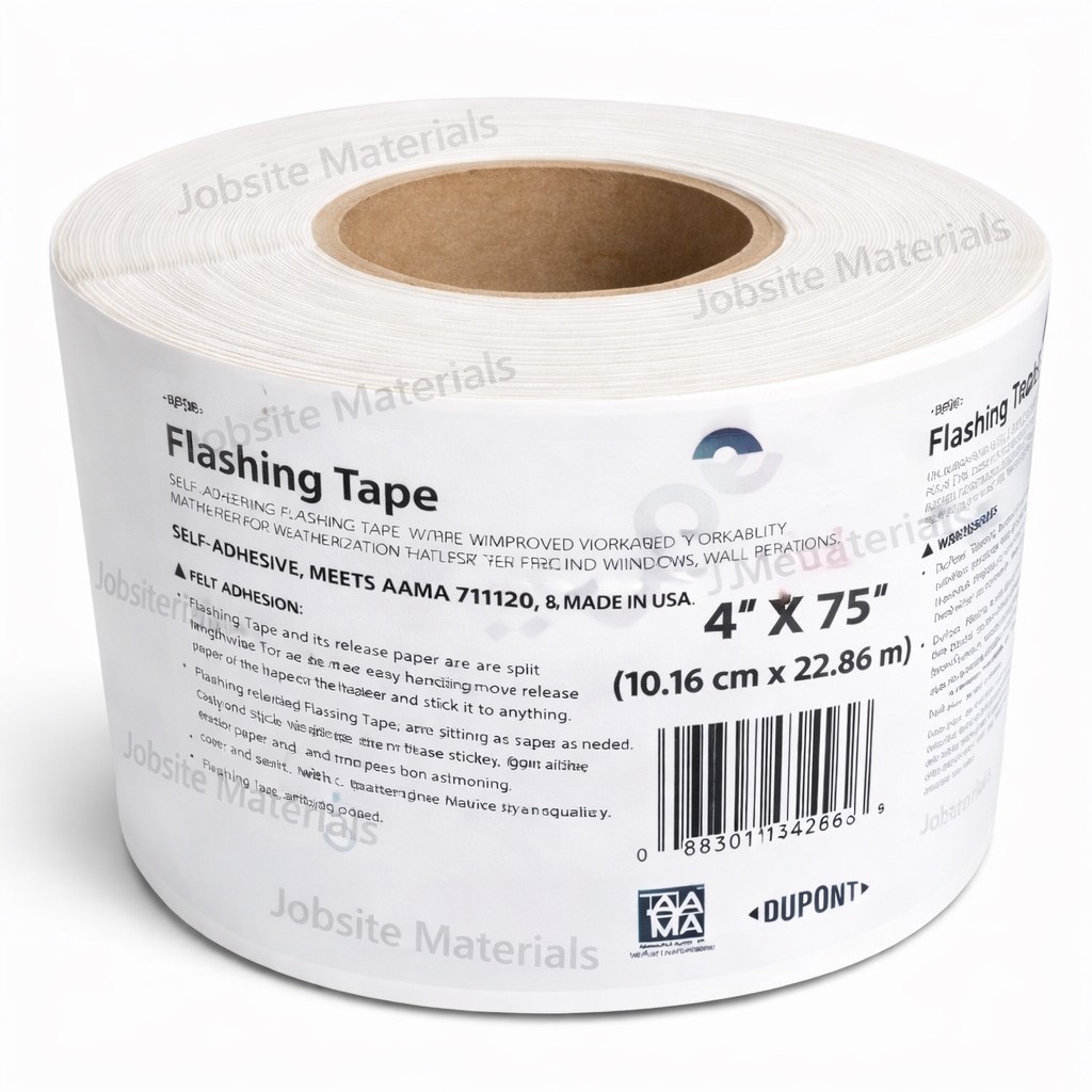 DuPont Tyvek Durable Butyl Based Adhering Flashing Tape Roll Size 4" X 75' Long