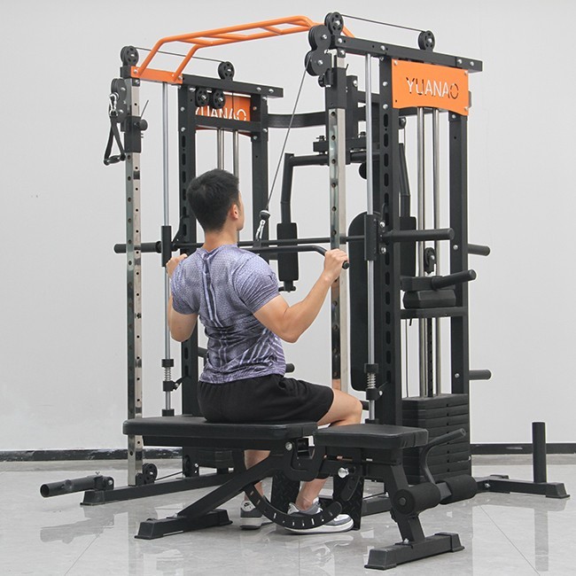 Multi function smith machine cable pully machine