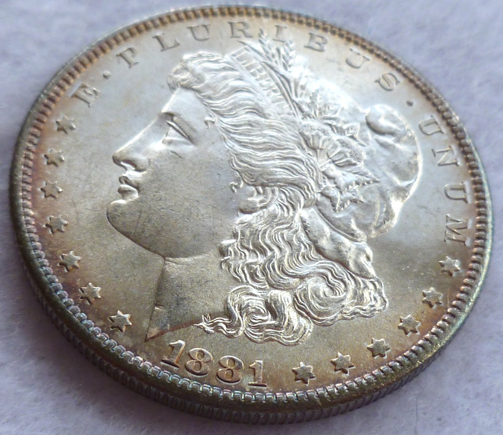1881-S Morgan Silver Dollar UNC