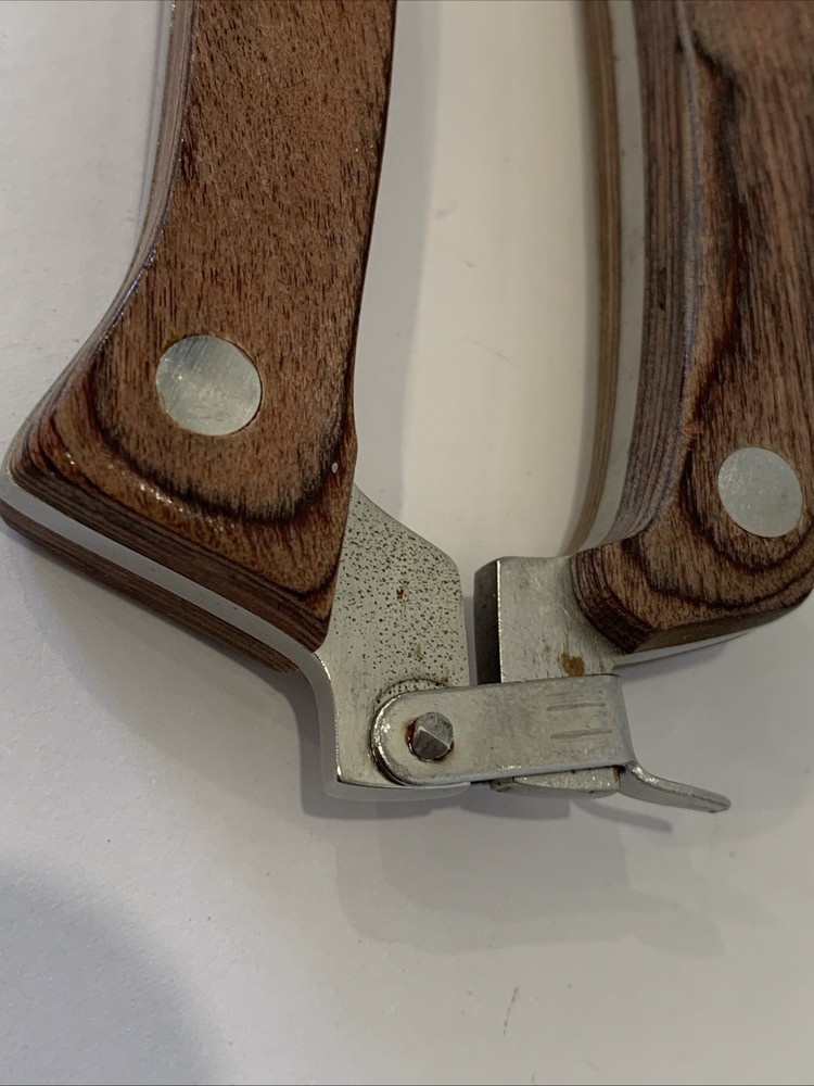 Aokeda CHEF KITCHEN SHEARS Scissors Spring Loaded Wood Handles