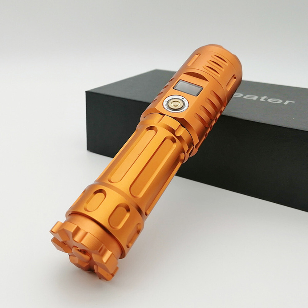 450NM Blue Laser Pointer Adjustable Focus Light Visible Beam Light Battery USB