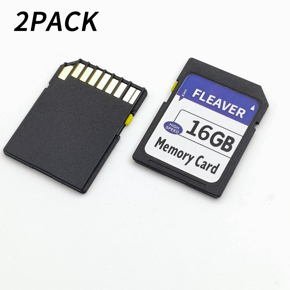 FLEVER 16GB Class 4 SDHC Flash Memory Card - 2 Pack SD CARD Retail Package