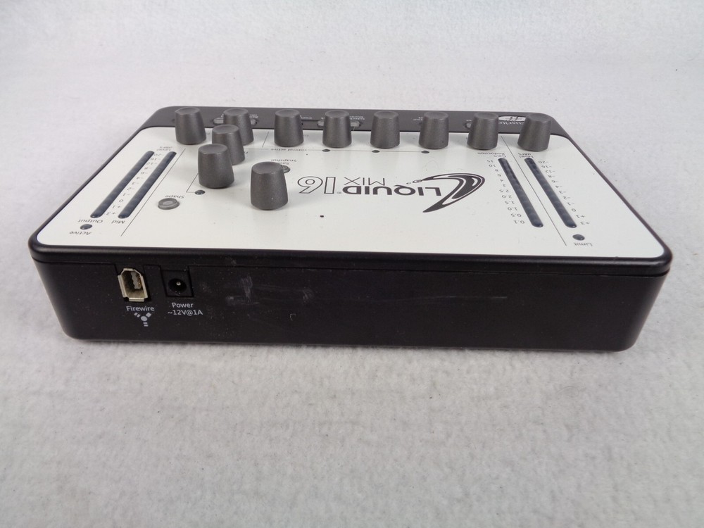 FocusRite Liquid Mix 16 Firewire Mixer EQ Emulation Compression Power Tested