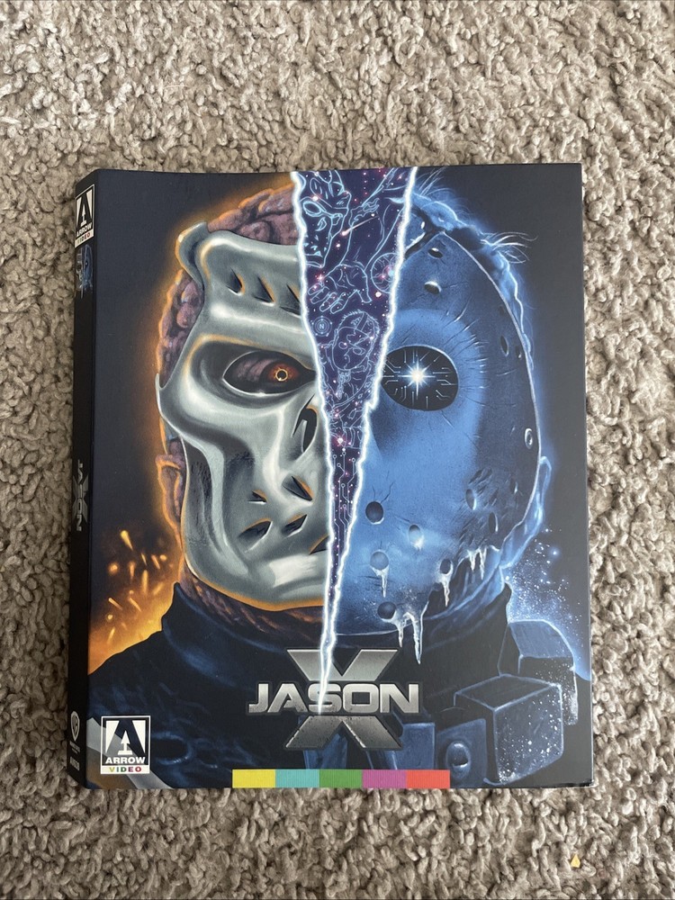 SLIPCOVER ONLY!! Jason X Friday the 13th Arrow Poster 4K Bluray