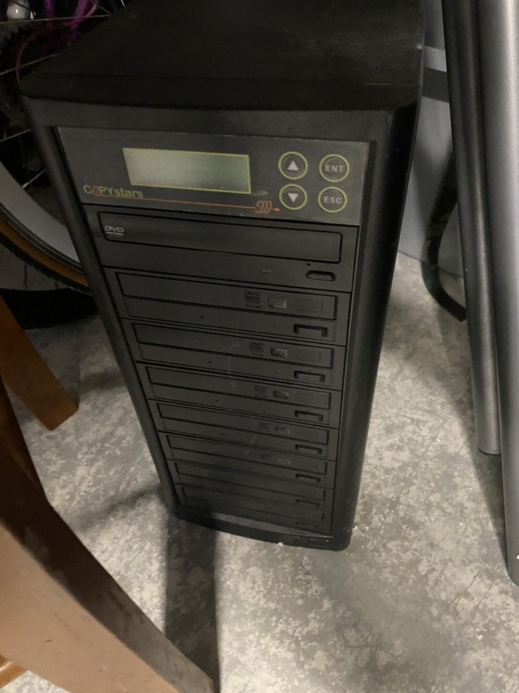 Copystars Cd DVD 7 Disc Duplicator Barely Used Missing Cord.