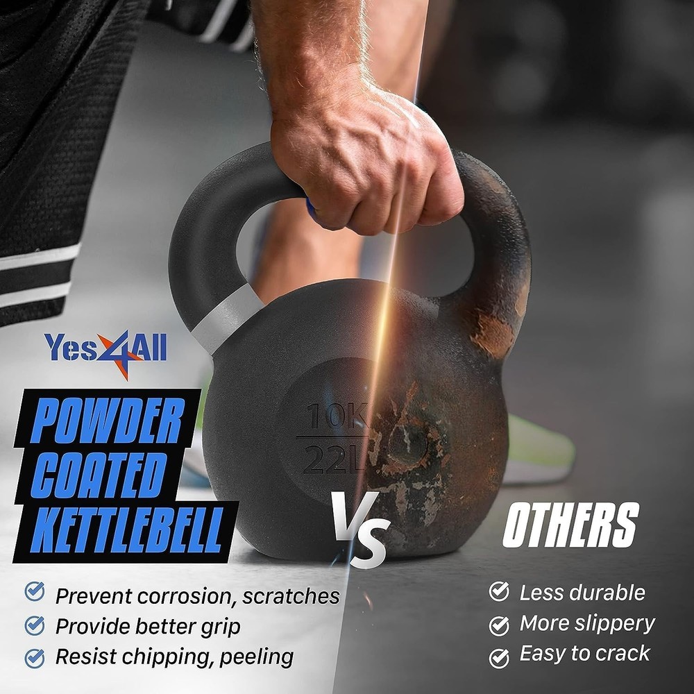 26lb Cast Iron Kettlebell for Strength Training.