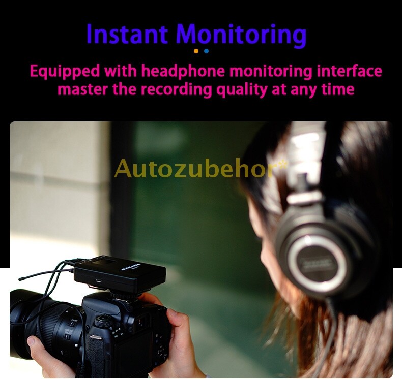Mobile Wireless Recording Microphone For Live Broadcasting Recording Interview