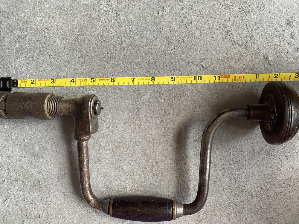Vintage Hand Drill Bit Brace