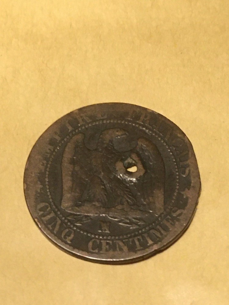 France 5 centimes 𝐂𝐨𝐢𝐧 1855
