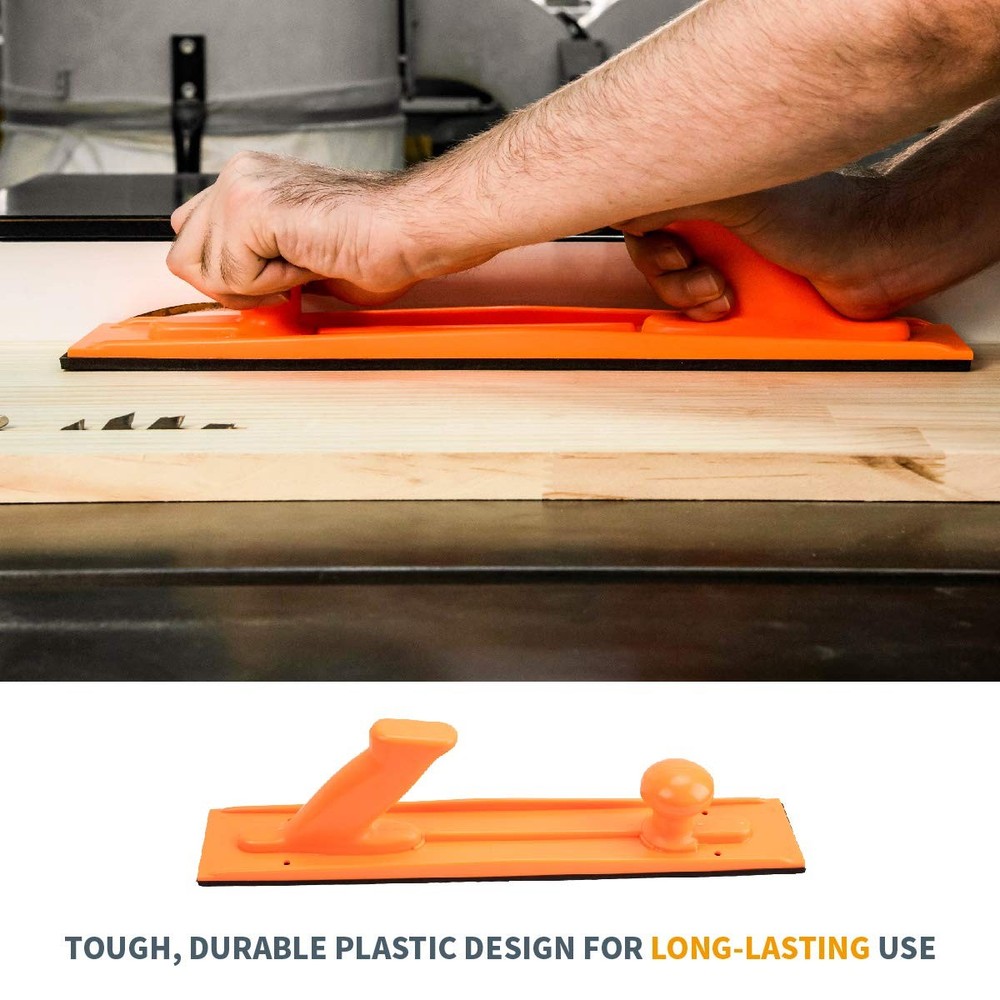 Push Block & Push Stick Fits Table Saw, Router Table, Band Saw & Jointer, Erg...