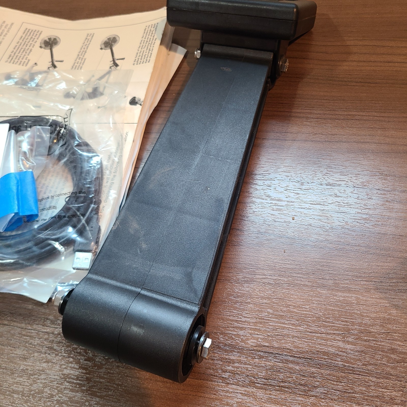 Concept2 PM2 Performance Monitor w/ Arm + Hardware, Pedals, Manuals - Working