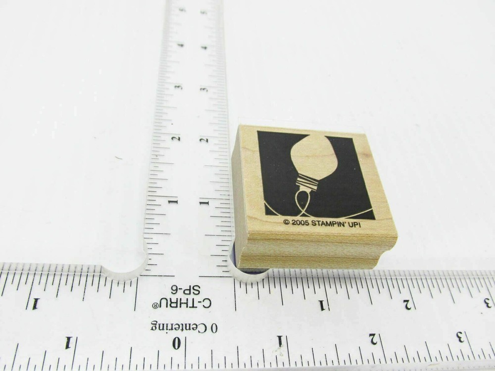 Holiday Light On A String Rubber Stamp - Stamp Set E58