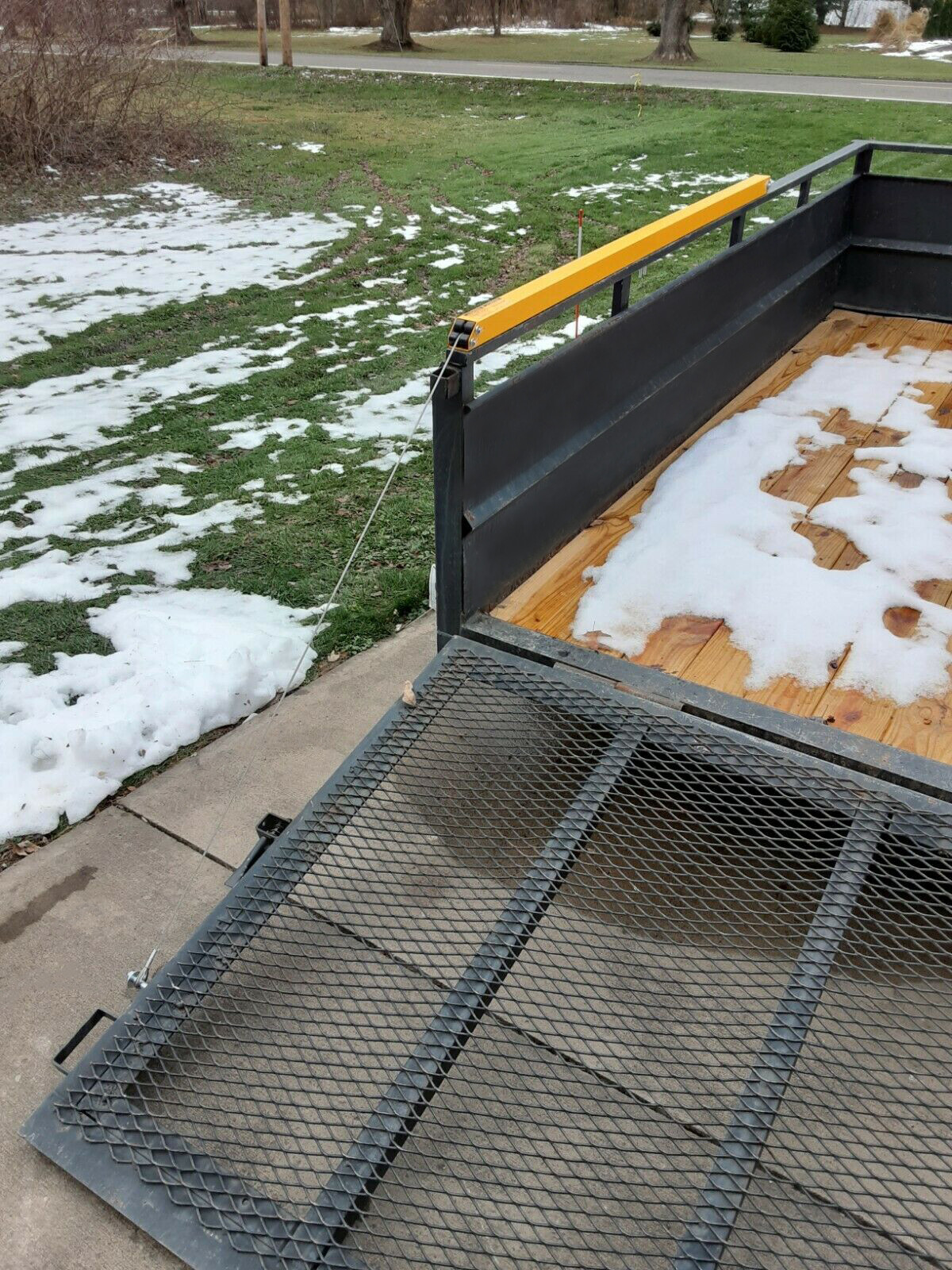 350 Pounds 2 Sided Trailer Tailgate Liftgate Ramp Lift Assist System Yellow