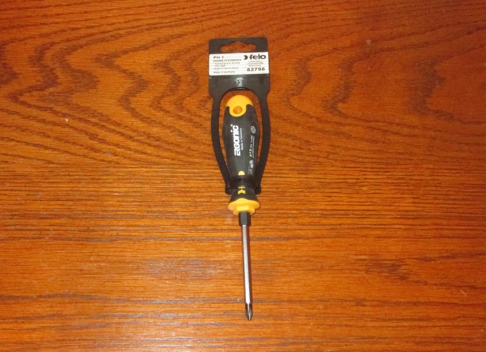 Felo Ergonic PH1 Screwdriver - Hex Shank - Philips #1 - 52795