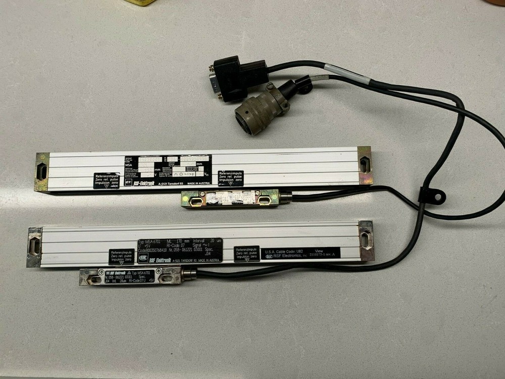 RSF Electronik MSA6701 Linear Encoder Scale ~7.5" 170mm Travel CNC RSF