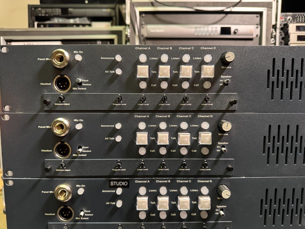 HME ClearCom 4-CH Remote Base Station Encore RM-704 Rack Mount Intercom System