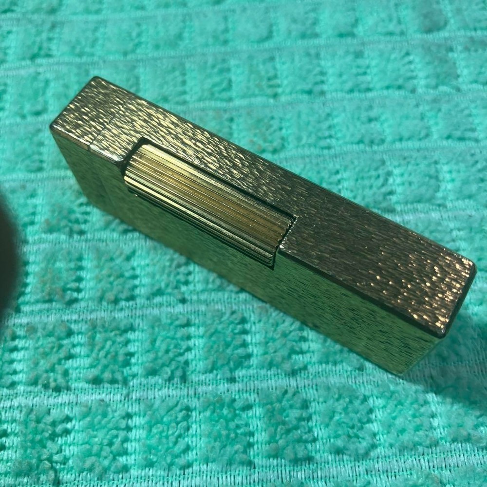 Overhauled Dunhill Gas lighter Silver without box