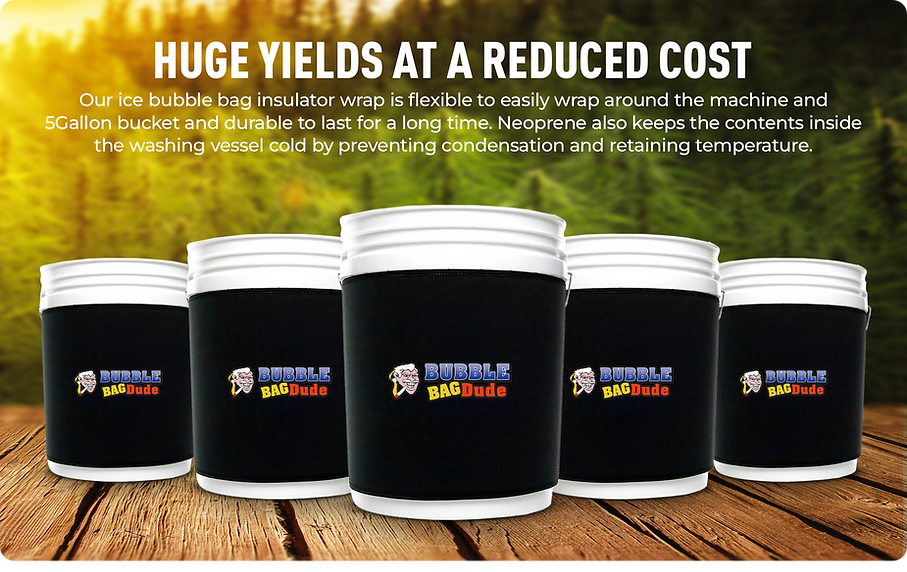 BUBBLEBAGDUDE Thermal Wrap Insulation for 5 Gallon Bubble Bag Bucket