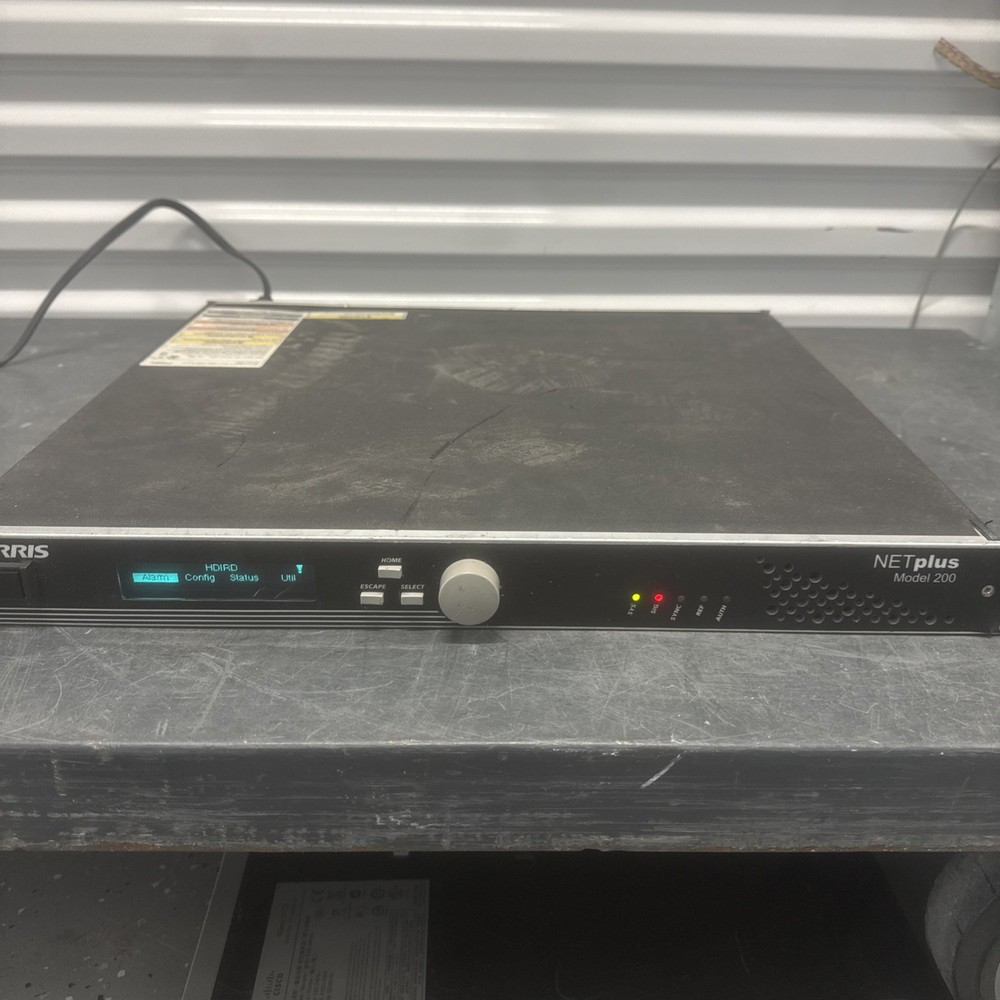 Harris NETplus Model 200 MPEG-2 Audio-Video Decoder