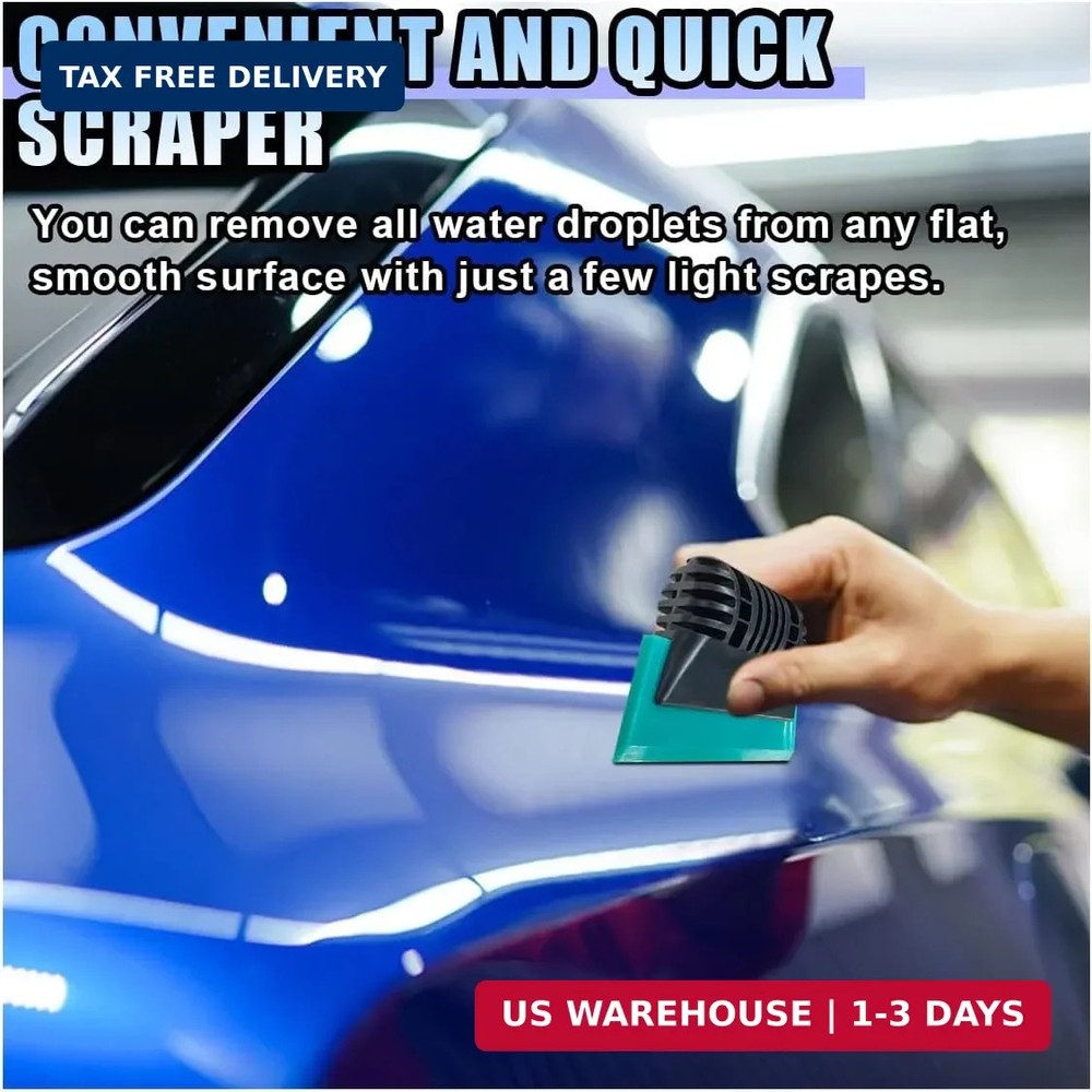 Small Squeegee, PPF Window Tint Squeegee, Rubber Non-Slip Handle Tint Squeege...