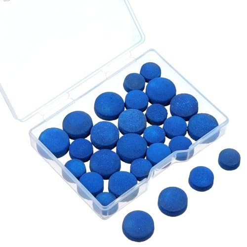 32 Pcs Pool Stick Tips, Billiard Cue Tips Billiard Stick Tip Replacement Kit