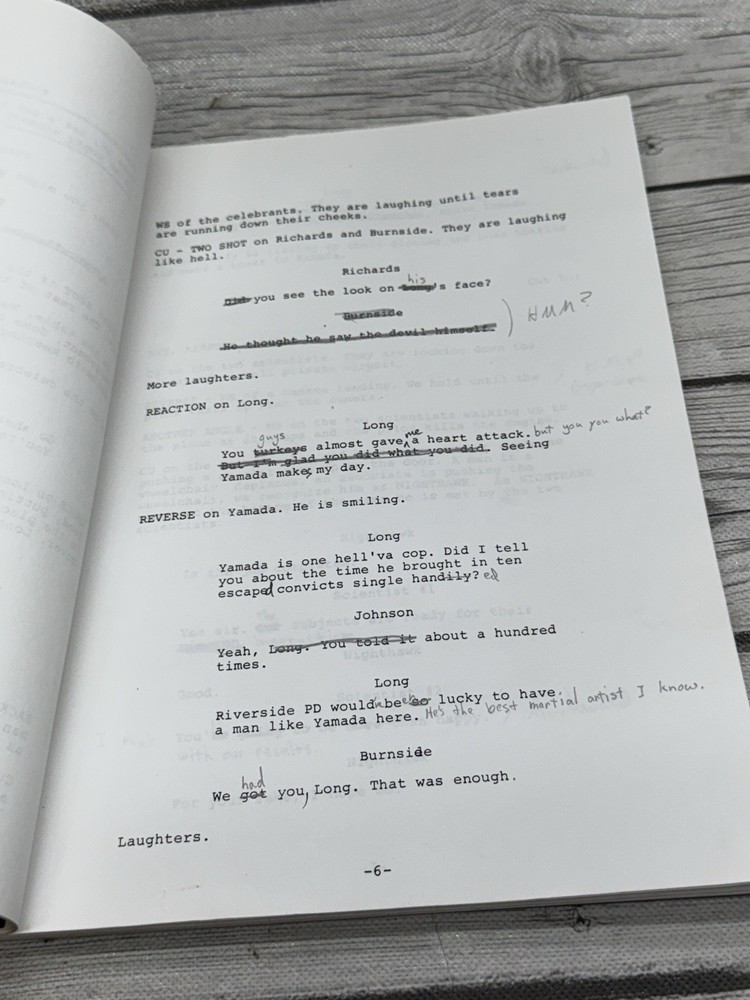 Vintage 1995 Killpoint 2 Cyberquest Script First Draft Leo T Fong