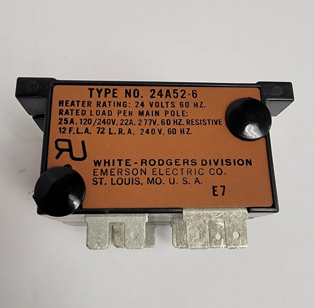 WHITE-RODGERS TIME DELAY RELAY 24A52-6.