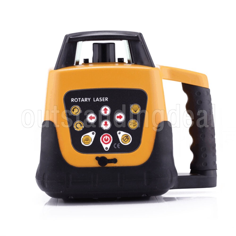 Automatic Self Leveling Rotary Laser Level Speed Angle Adjustable 500m Distance-