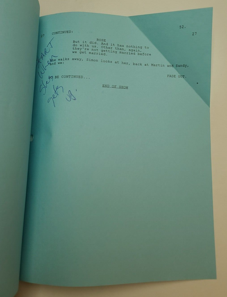 7TH HEAVEN / Brenda Hampton 2005 TV Script, Beverley Mitchell "It's Late"