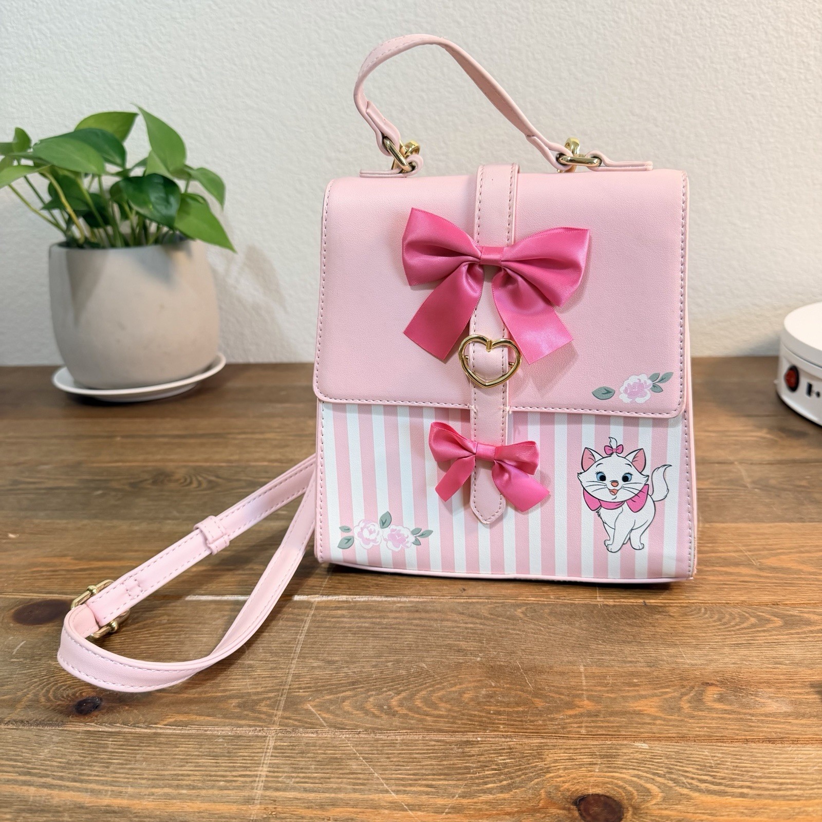 Disney Marie Aristocats Bows Stripe Crossbody Bag Her Universe Exclusive Purse