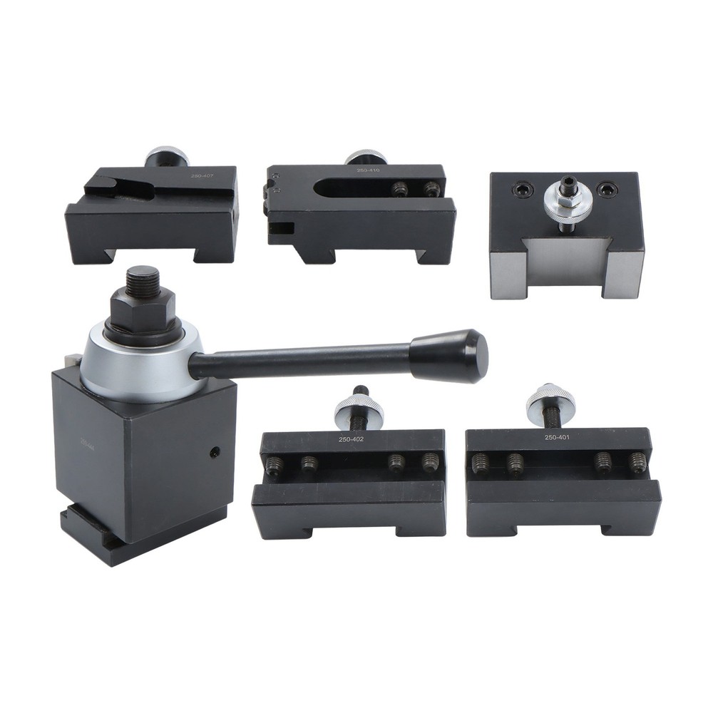 CA Wedge Type Quick Change Tool Post 250-444 14-20 Swing Lathe Set 6 Pcs