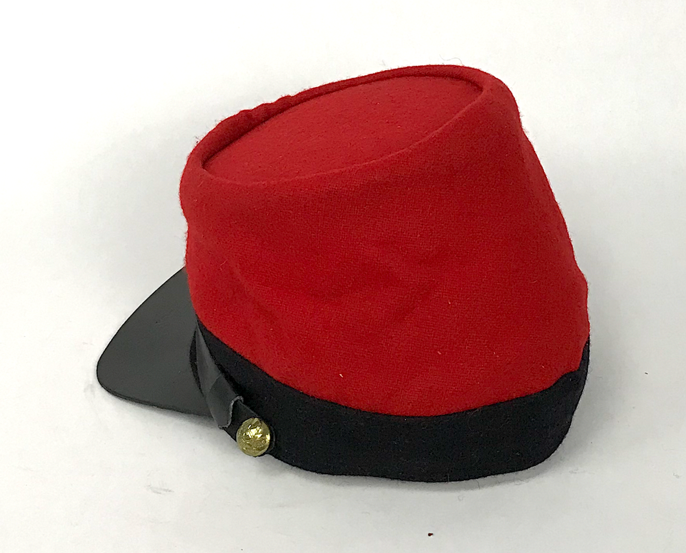 Confederate Pattern 1862 Artillery Enlisted Cap - Artillery Kepi - Size Small