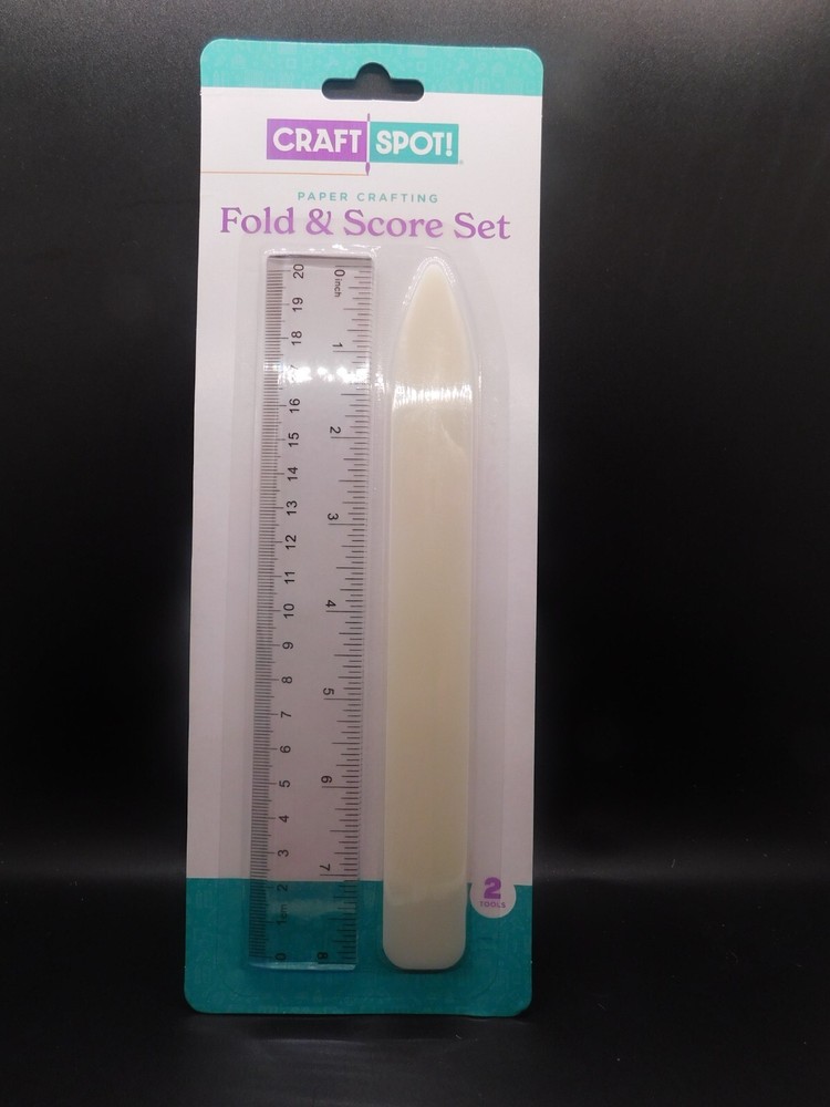 Craft Spot White Fold and Score set 2 tools