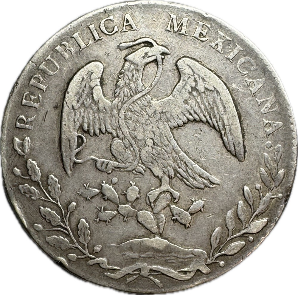 Mexico 1875 Peso Silver Coin - EF Condition
