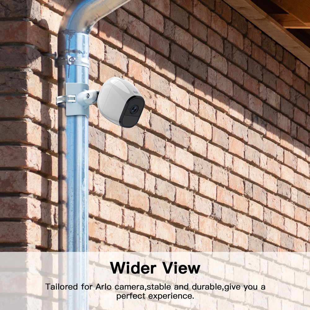 Pole Mount for Arlo Camera Arlo Pro 360°Adjustable Railing Bracket Clip Holder