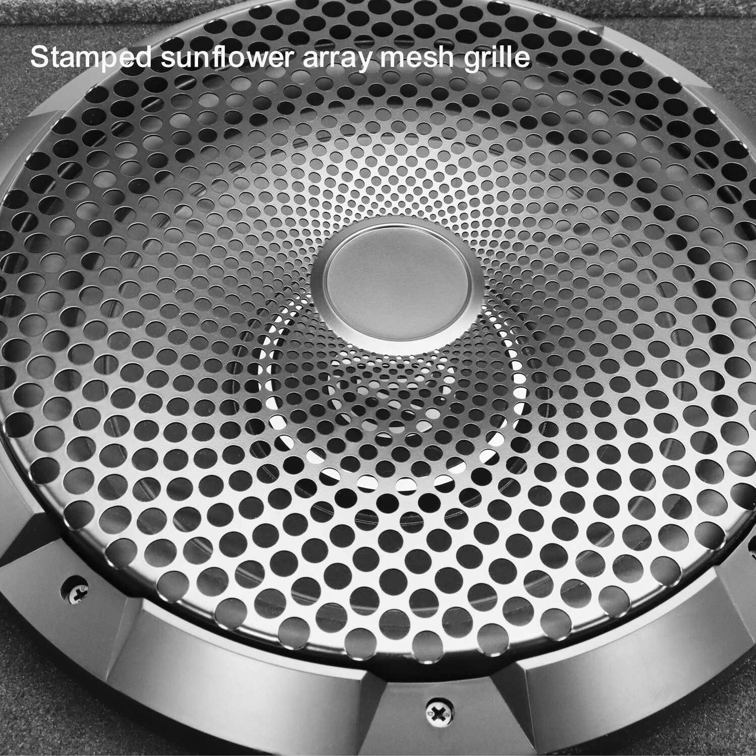 Recoil SG-8 8-Inch High Excursion Black Steel Mesh Subwoofer Grille