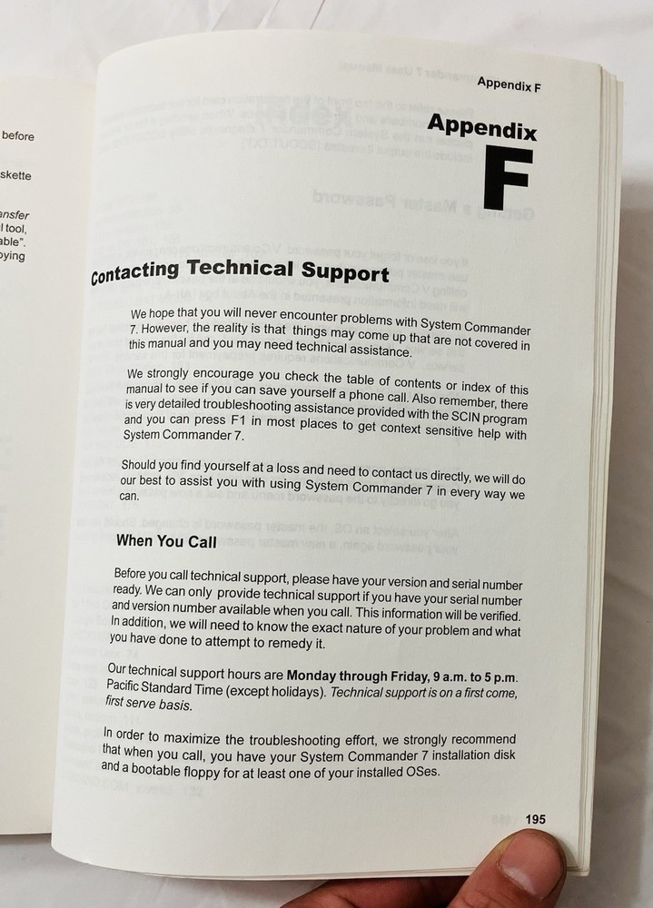 System Commander Version 7 User Manual VCOM Partitioning Guide Windows Linux PB