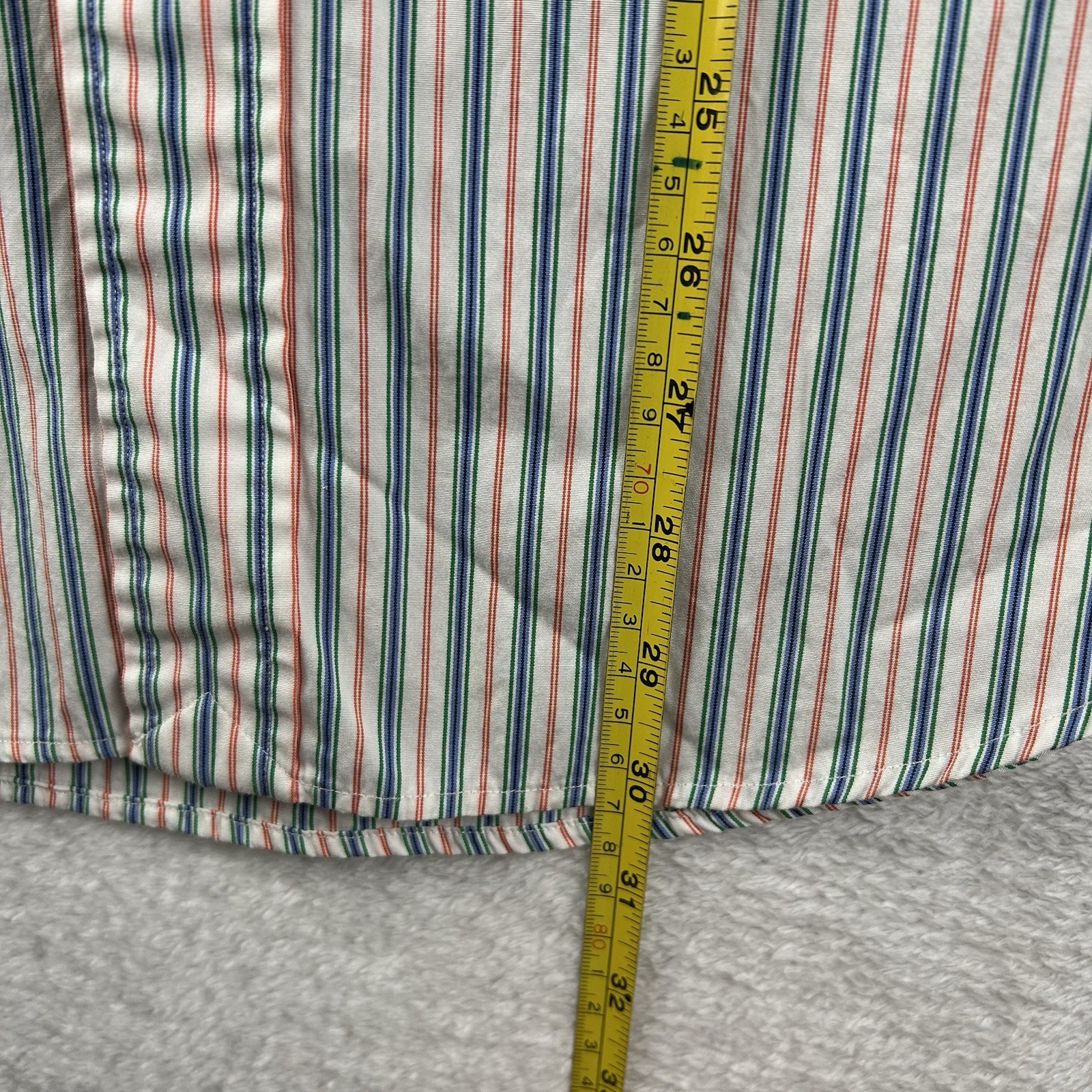 Polo Ralph Lauren Regent Fit Multicolor Striped Dress Shirt Men 15.5 32-33 (M)