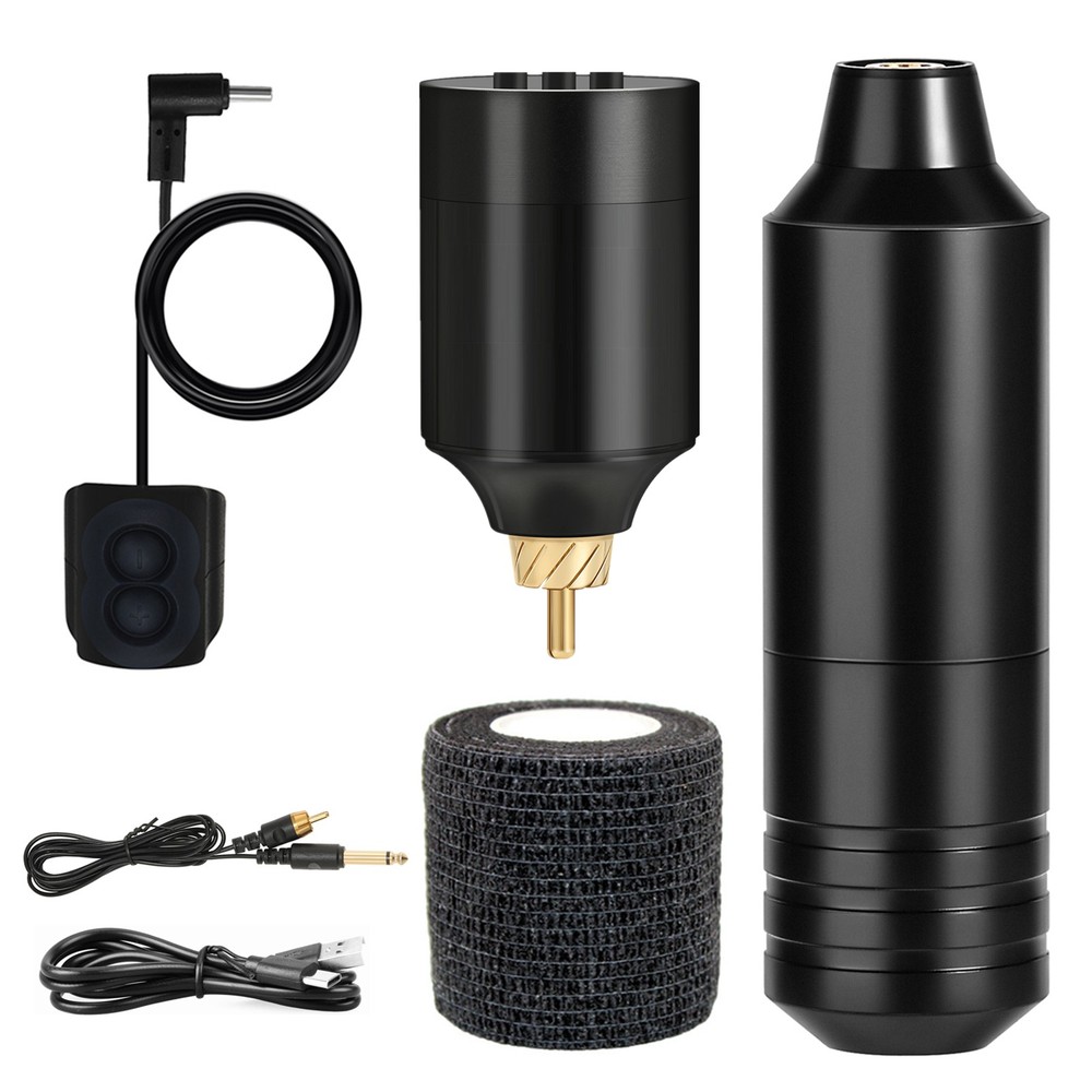 Tattoo Machine Pen Rechargeable Battery Strap Charging Cable Voltage Controller