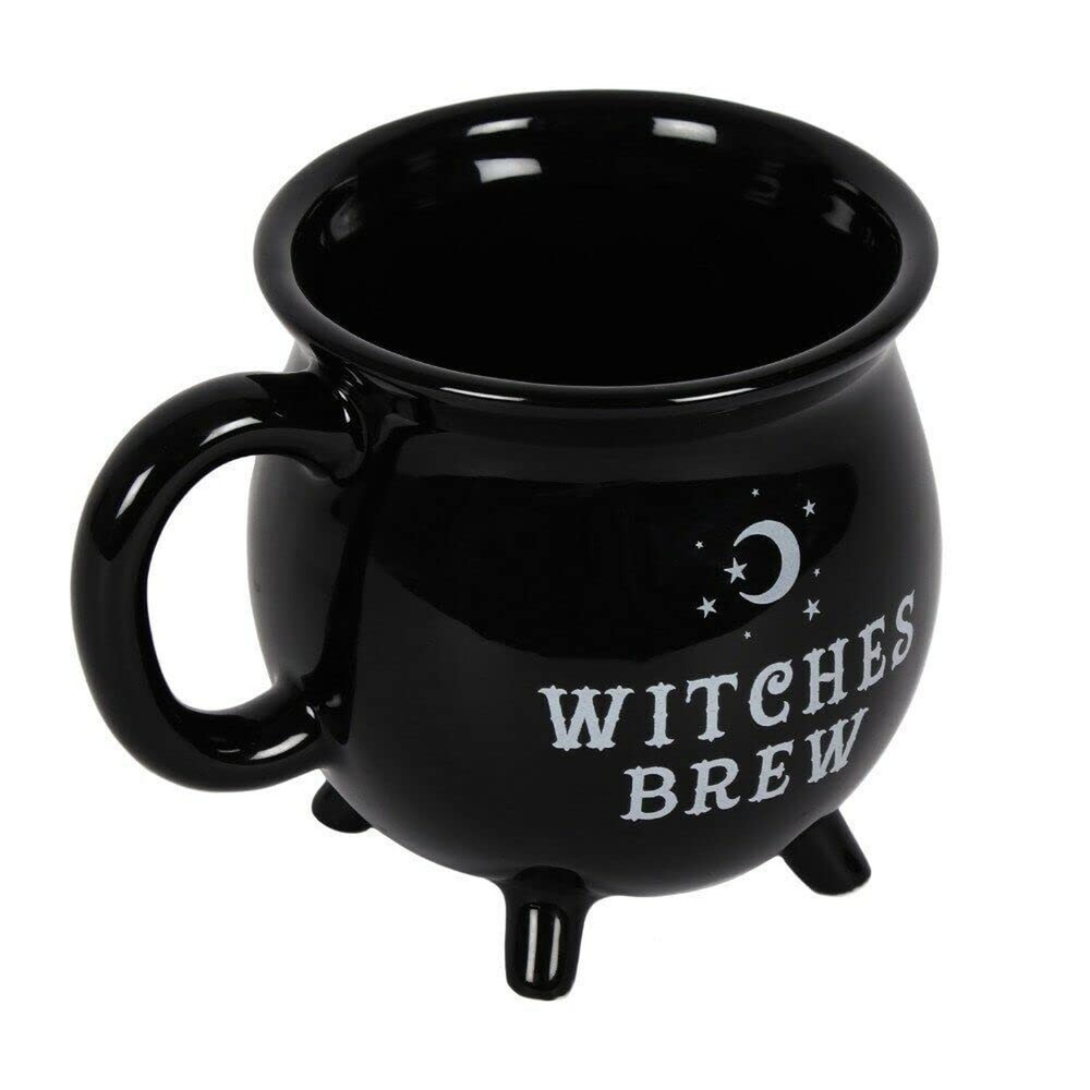 Witches Brew Black Ceramic Cauldron Mug 16oz