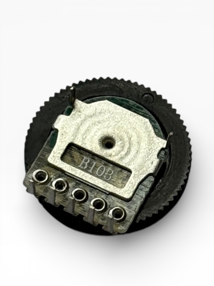 Potentiometer B103 10K 5 Pin Dial Wheel Duplex