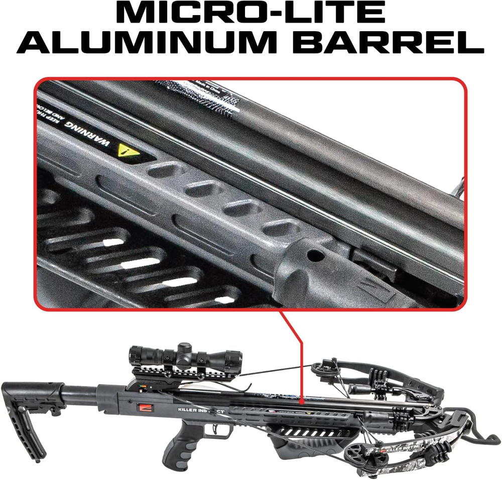 Burner 415 FPS Crossbow Package (Gray Camo)