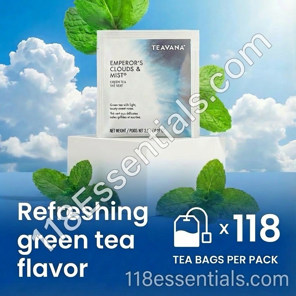 Starbucks Teavana Tea Emperors Clouds And Mist Green,Pack Of 118 Sachets Exp2027